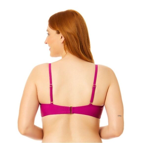 Swim Top & Mid Rise Split Skirt Bikini Bottom Swimsuit Bathing Suit Size 3X - Picture 9 of 16